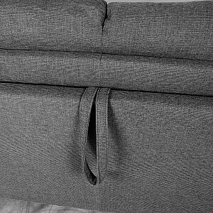 Sofa gulta PROVO 2-vietīga, tumši pelēka