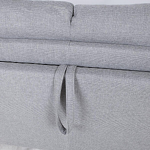 Sofa gulta PROVO 2-vietīga, pelēka