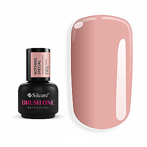 SILCARE Brush One Bottle Gel būvniecības želeja pudelē ar otiņu Nothing Special 15g