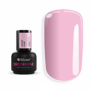 SILCARE Brush One Bottle Gel būvniecības želeja pudelē ar otu Sassy Flirt 15g