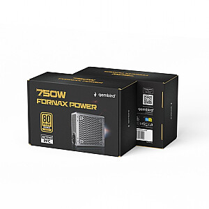Блок питания компьютера Fornax Power 750W 80+Bronze активный PFC 120mm вентилятор