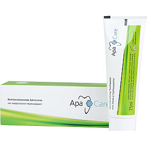 ApaCare remineralizējošā zobu pasta 75ml ar hidroksiapatītu