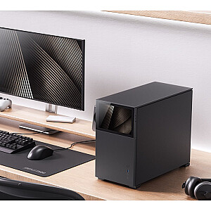 Jonsbo D31 Screen Micro-ATX корпус, закаленное стекло - черный