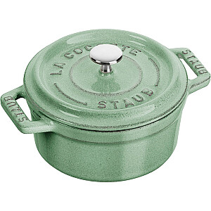 STAUB MINI COCOTTE Mini čuguna katls apaļš 250 ml, piparmētru