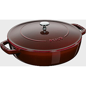 STAUB čuguna sautēšanas panna ar vāku 24 cm, Grenadine