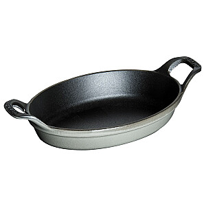 Кастрюля и запеканка Staub Oval Mini - 250 мл, графит
