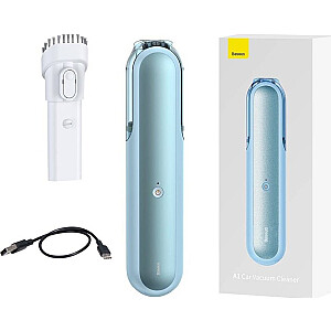 Baseus bezvadu rokas putekļsūcējs Baseus A1 Mini 4000Pa, 30W zils