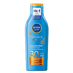 NIVEA Sun Protect & Bronze balzams, kas aktivizē dabīgu iedegumu SPF30 200ml