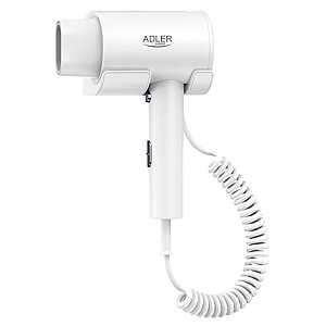 Adler AD 2285 sienas matu fēns, balts