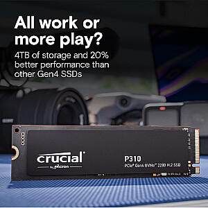 SSD disks P310 4TB M.2 NVMe PCIe 4.0 2280 7100/6000