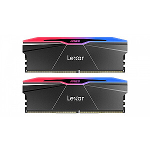 DDR5 ARES RGB atmiņa 64GB(2*32GB)/6400 CL32 melna