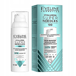 EVELINE Hyaluron Super Needles 100 mezo-booster mitrinošs un izgaismojošs 50ml