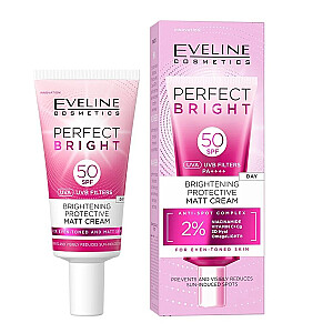 EVELINE Perfect Bright осветляющий и защитный матирующий крем для лица SPF50 30ml