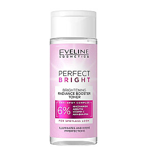 EVELINE Perfect Bright izgaismojošs sejas toniks, kas pastiprina mirdzumu 150ml