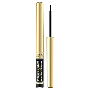 EVELINE Precise Slim ilgstošs acu zīmulis kaļamārā Vinyl Black 2,8ml