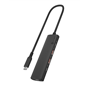 Raidsonic | 4-Port USB 3.2 Gen 2 centrmezgls ar jaudas piegādi | IB-HUB1437-CPD
