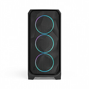 Meshify 3 XL Melns RGB TG Gaismas Tonis Kaste