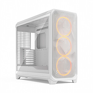 Meshify 3 XL Balts RGB TG Gaismas Tonis Kaste