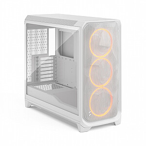 Meshify 3 XL Balts RGB TG Gaismas Tonis Kaste