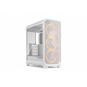 Meshify 3 Balts RGB TG Gaismas Tonis Kaste