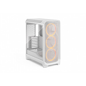 Meshify 3 Balts RGB TG Gaismas Tonis Kaste