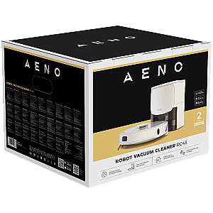 AENO Robot Vacuum Cleaner RC4S: wet & dry cleaning, smart control AENO App, HEPA filter, 2-in-1 tank