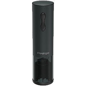 Bolsena, Electric wine opener with Prestigio Logo, aerator , vacuum preserver, Black color