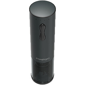Bolsena, Electric wine opener with Prestigio Logo, aerator , vacuum preserver, Black color