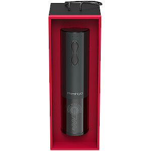 Bolsena, Electric wine opener with Prestigio Logo, aerator , vacuum preserver, Black color