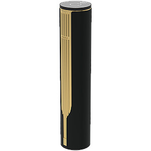 Prestigio Maggiore, smart wine opener, 100% automatic, opens up to 70 bottles without recharging, foil cutter included, premium design, 480mAh battery, Dimensions D 48*H228mm, black + gold color.