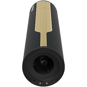 Prestigio Maggiore, smart wine opener, 100% automatic, opens up to 70 bottles without recharging, foil cutter included, premium design, 480mAh battery, Dimensions D 48*H228mm, black + gold color.
