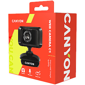 CANYON Enhanced 1.3 Megapixels resolution webcam with USB2.0 connector