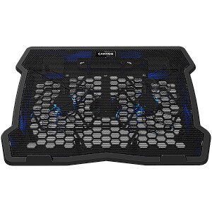 CANYON cooler NS03 3Fan 2USB LED Black