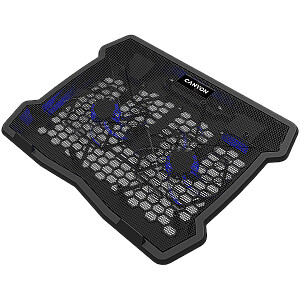CANYON cooler NS03 3Fan 2USB LED Black