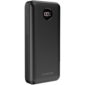 CANYON power bank PB-2002 LED 20000 mAh PD 20W QC 3.0 Black
