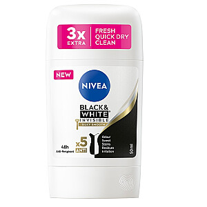 NIVEA Black&amp;White Invisible Silky Smooth pretsviedru līdzeklis ar efektu 50 ml