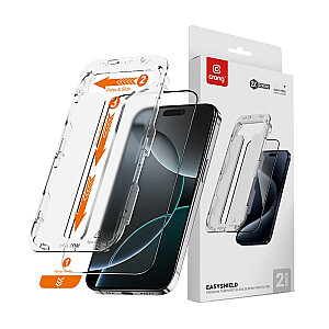 EasyShield Tempered Glass 2-Pack - iPhone 16 Pro (2 gabali)