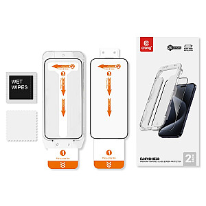 EasyShield Tempered Glass 2-Pack - iPhone 16 Pro (2 gabali)