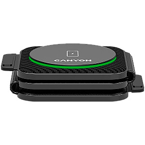 CANYON wireless charger WS-305 15W 3in1 Foldable Black