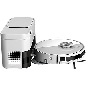 Robot Cleaner w/Dust Collector, white, 2in1 and dust tank, 4000pa, 3200mAh battery
