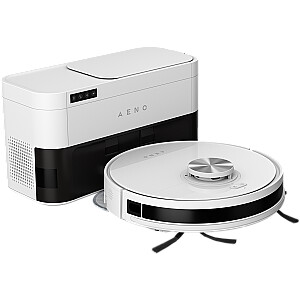 Robot Cleaner w/Dust Collector, white, 2in1 and dust tank, 4000pa, 3200mAh battery