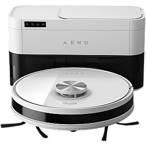 Robot Cleaner w/Dust Collector, white, 2in1 and dust tank, 4000pa, 3200mAh battery