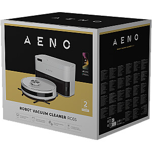 Robot Cleaner w/Dust Collector, white, 2in1 and dust tank, 4000pa, 3200mAh battery
