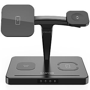 CANYON wireless charger WS-404 15W 4in1 UK Black