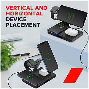 CANYON wireless charger WS-404 15W 4in1 UK Black