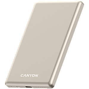 CANYON power bank OnPower 505 slim Magnetic 5000 mAh PD20W Beige