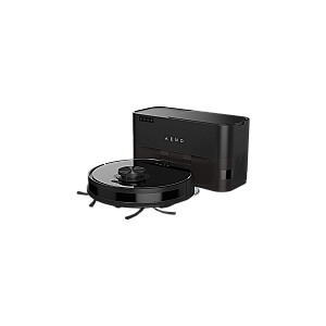 Robot Cleaner w/Dust Collector, black, 2in1 and dust tank, 4000pa, 3200mAh battery