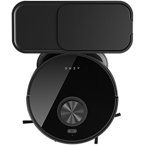 Robot Cleaner w/Dust Collector, black, 2in1 and dust tank, 4000pa, 3200mAh battery