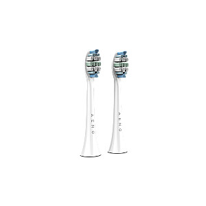 AENO Replacement toothbrush heads, White, Dupont bristles, 2pcs in set (for ADB0003/ADB0005 and ADB0004/ADB0006)