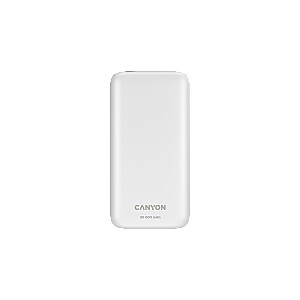 CANYON power bank PB-301 LED 30000 mAh PD 20W QC 3.0 White